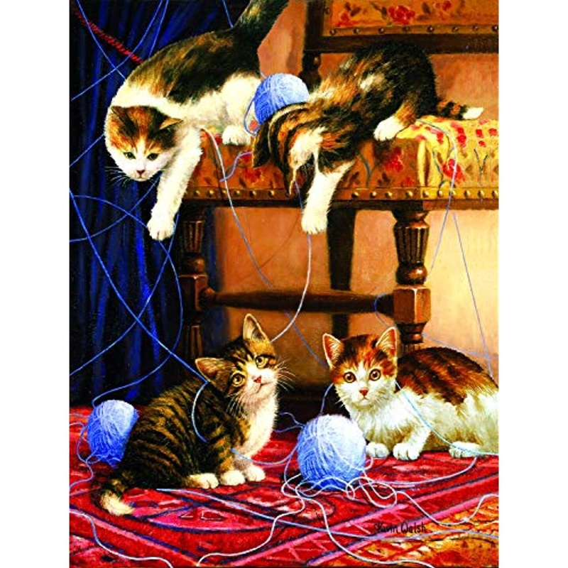 Sunsout Balls of Yarn 500 pc   Jigsaw Puzzle 13339