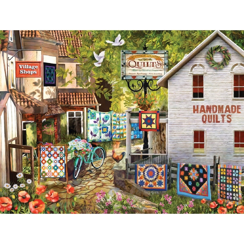 Sunsout Village Shops 1000 pc   Jigsaw Puzzle 28559