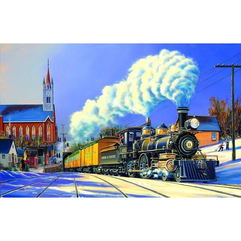 Sunsout Winter Arrival 1000 pc   Jigsaw Puzzle 69942
