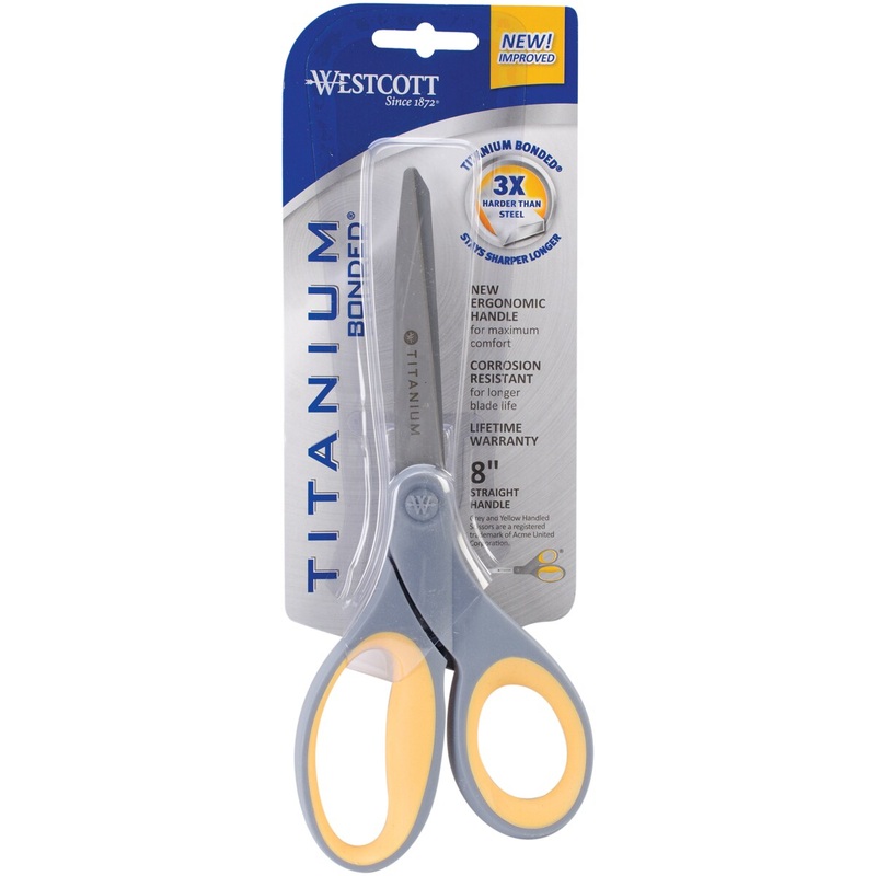 Westcott Titanium Straight Scissors 8″