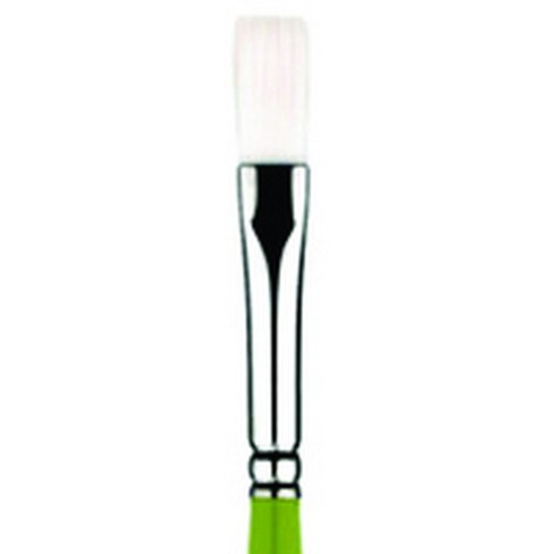 SNAP WHITE TAKLON LONG HANDLE FLAT 10