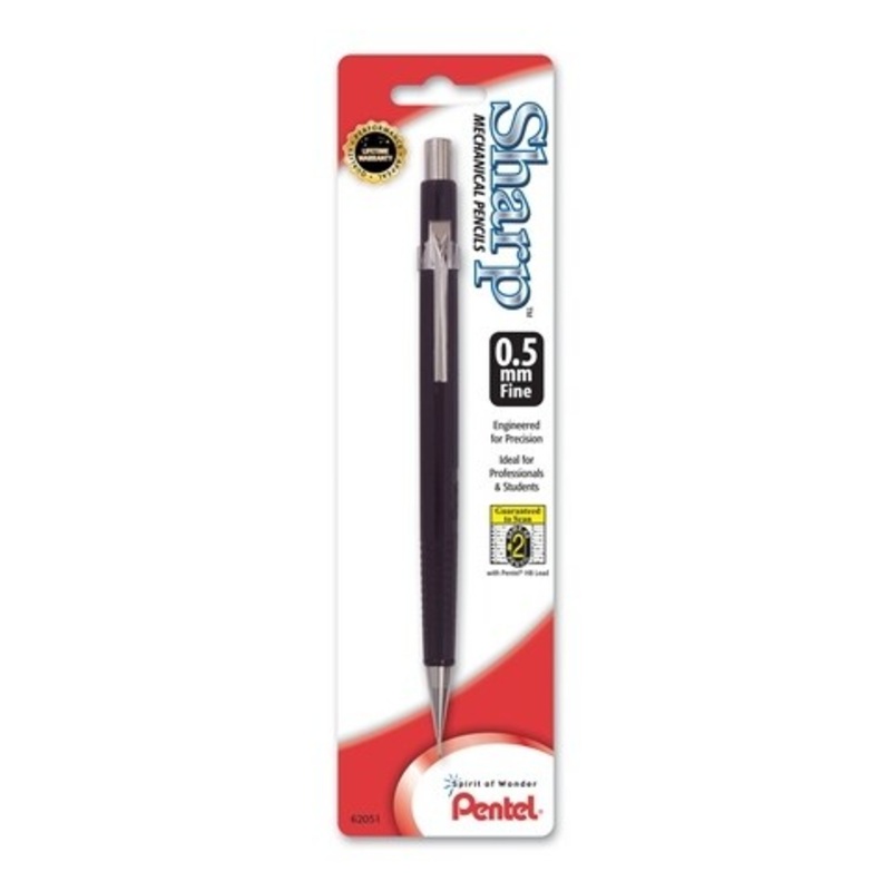 SHARP MECHANICAL PENCIL 0.5MM CARDED