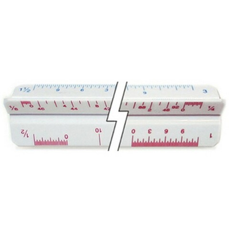ARCHITECT SCALE SCHOLASTIC PLASTIC 12 INCH