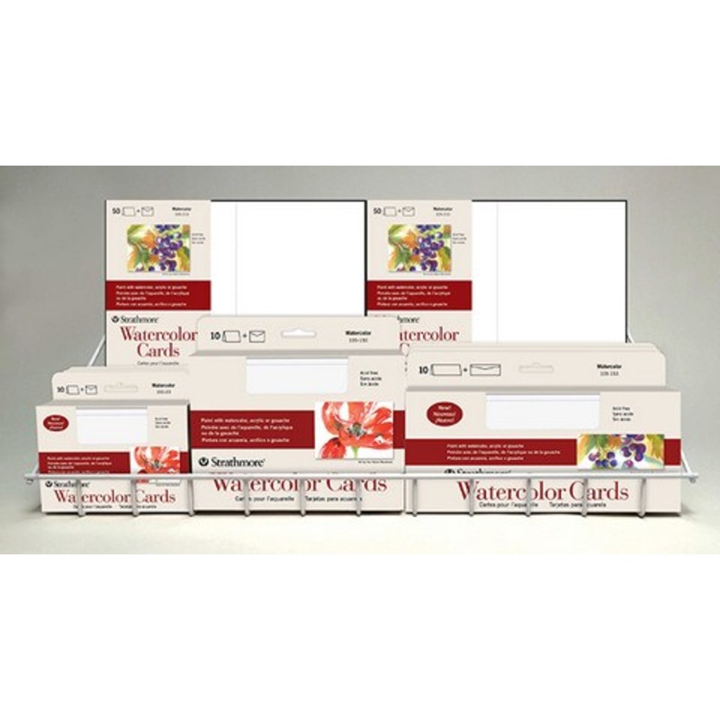 CARD MERCHANDISER DOUBLE TIER 5X23.25X15