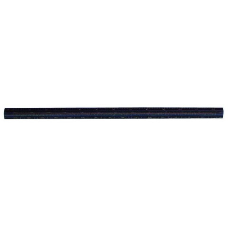ENGINEER SCALE POCKET ALUMINUM 6 INCH BLACK