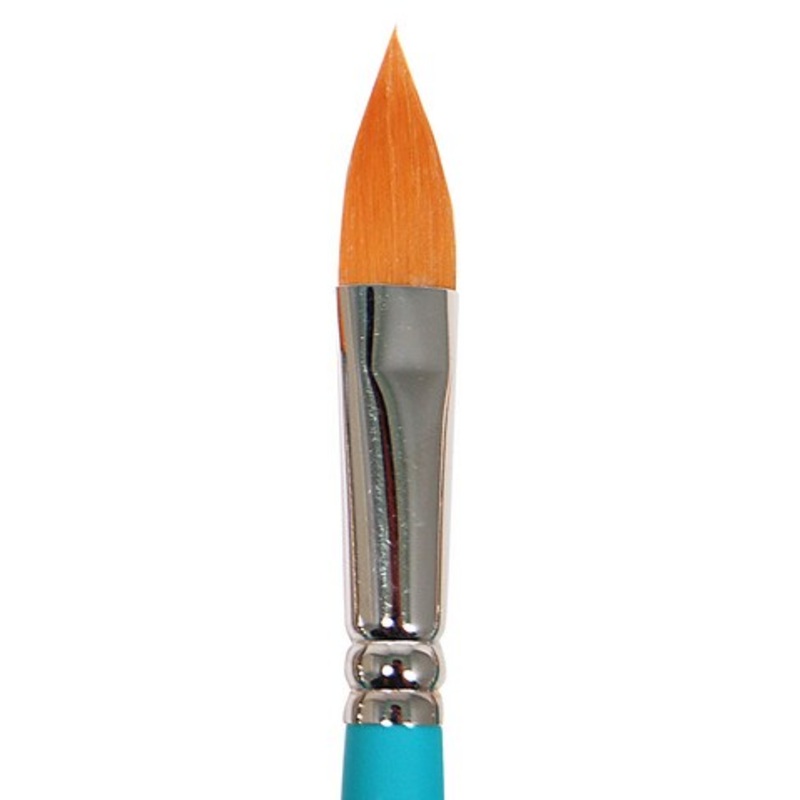 SELECT BRISTLE SHORT HANDLE POINTED FILBERT 8