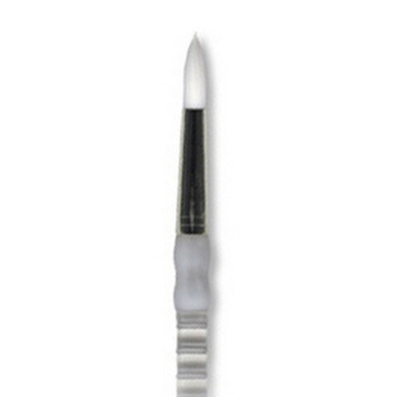 SOFT GRIP SNOWHITE SYNTHETIC LONG HANDLE ROUND 8