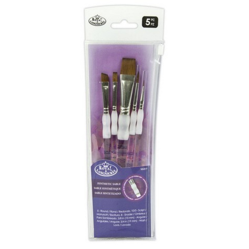 SOFT GRIP SYN SABLE WASH 5PC SET