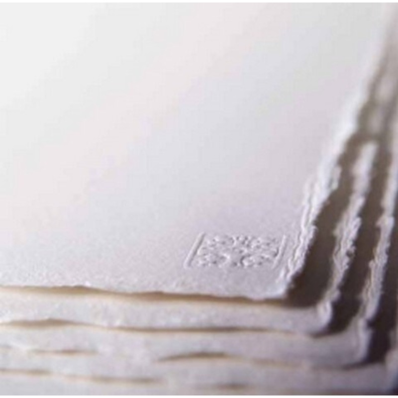WATERFORD WATERCOLOR ROUGH WHITE (4 DECKLE EDGE)300G 22X30