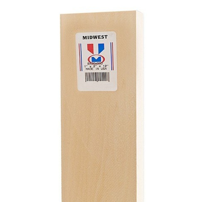 BASSWOOD SHEET 1/8X2X24