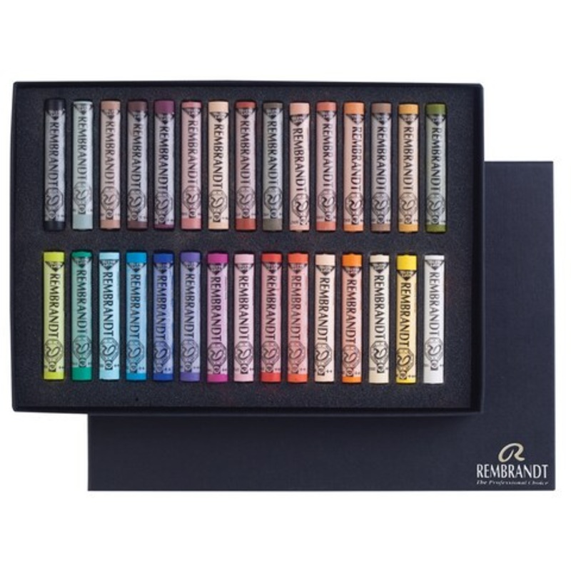 REMBRANDT SOFT PASTEL CARDBOARD BOX SET 30 STK PORTRAIT