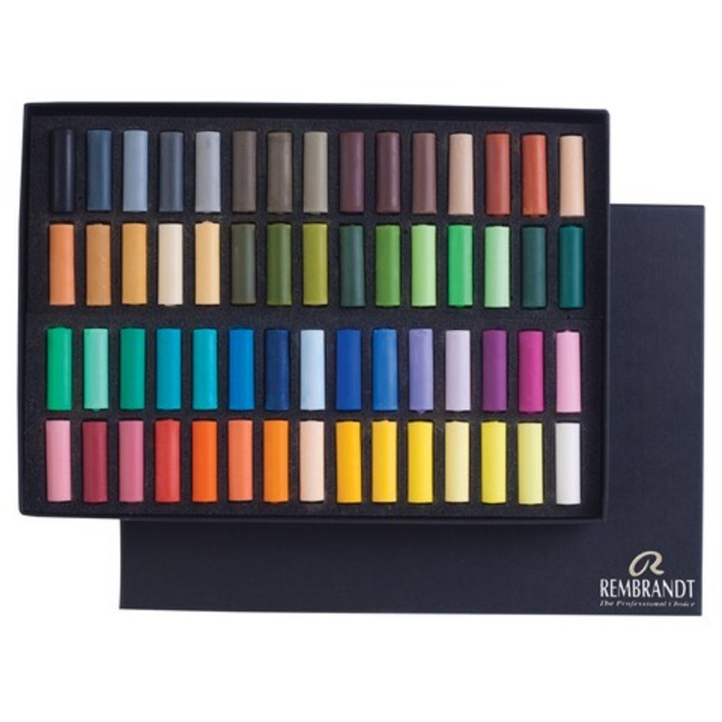 REMBRANDT SOFT PASTEL CARDBOARD BOX SET 60 HALF STK