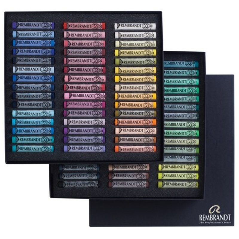REMBRANDT SOFT PASTEL CARDBOARD BOX SET 90 STK LANDSCAPE