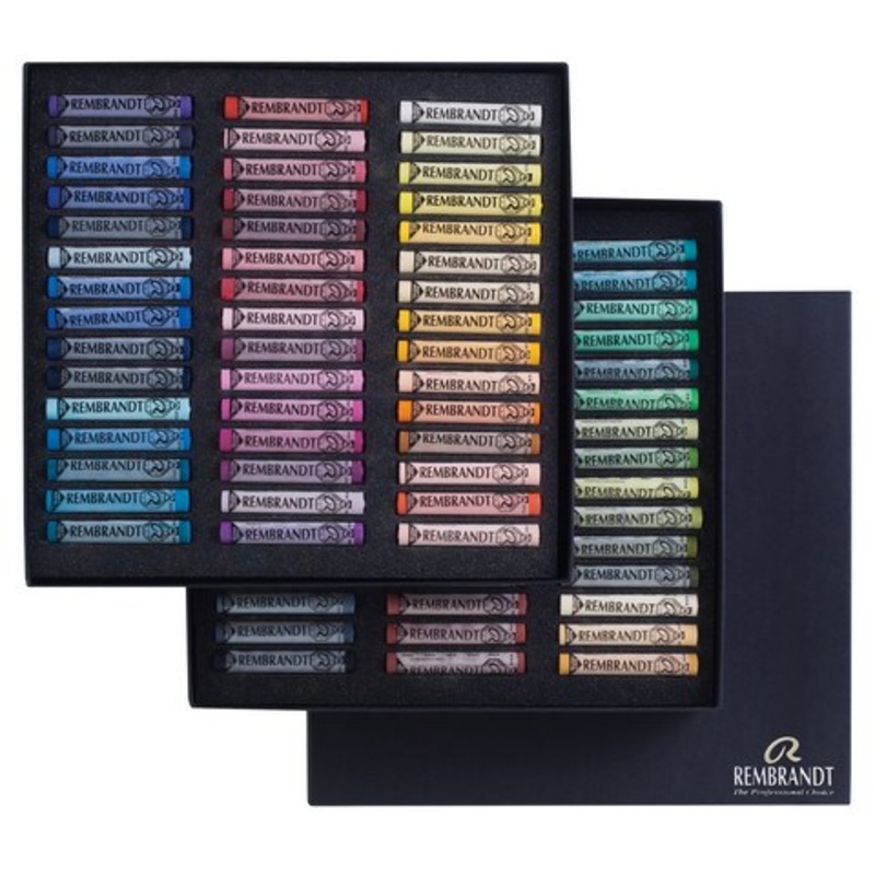 REMBRANDT SOFT PASTEL CARDBOARD BOX SET 90 STK PORTRAIT