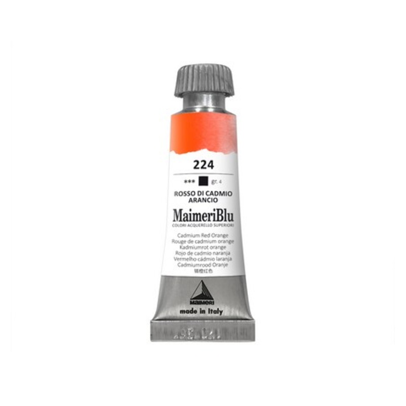 MAIMERIBLU PRO WATERCOLOR 12ML CADMIUM RED ORANGE