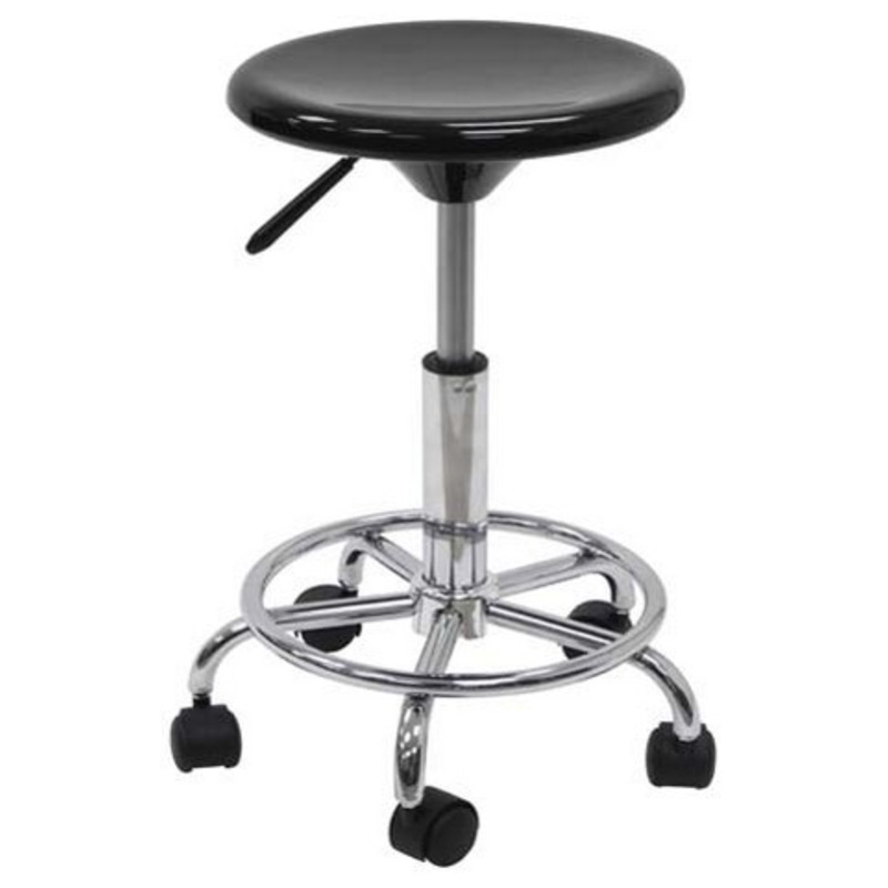 STUDIO STOOL BLACK / CHROME