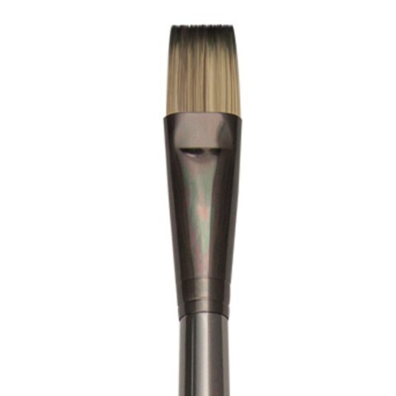 ZEN ACRYLIC SYNTHETIC BRISTLE LONG HANDLE BRUSH BRIGHT 12