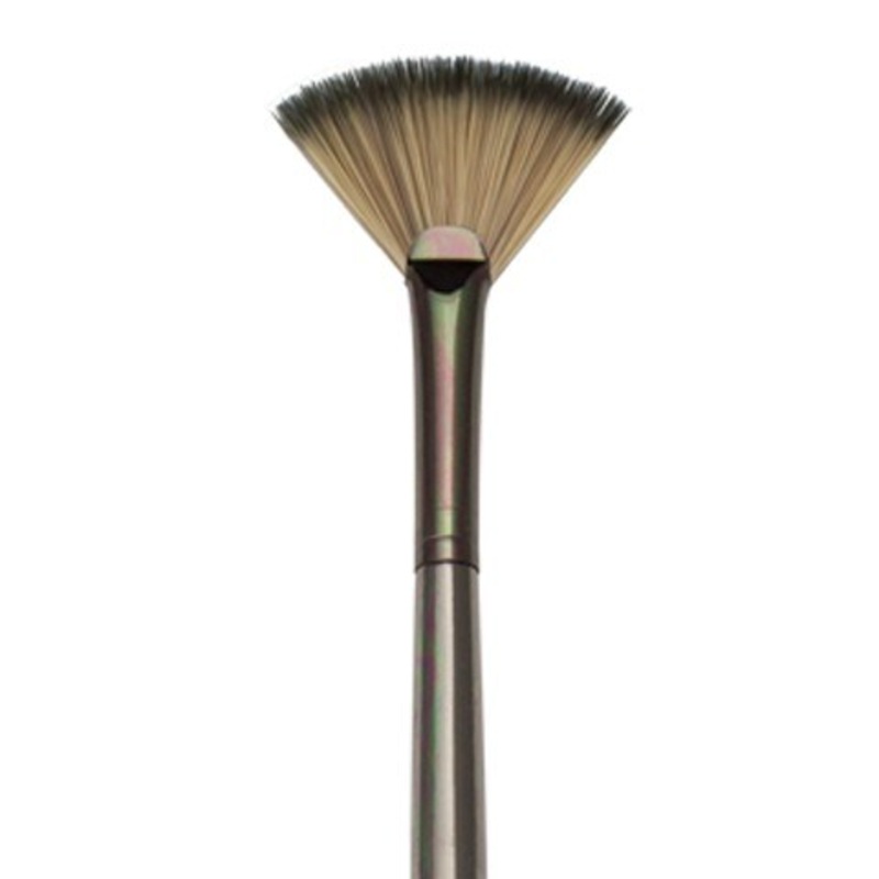 ZEN ACRYLIC SYNTHETIC BRISTLE LONG HANDLE BRUSH FAN 6