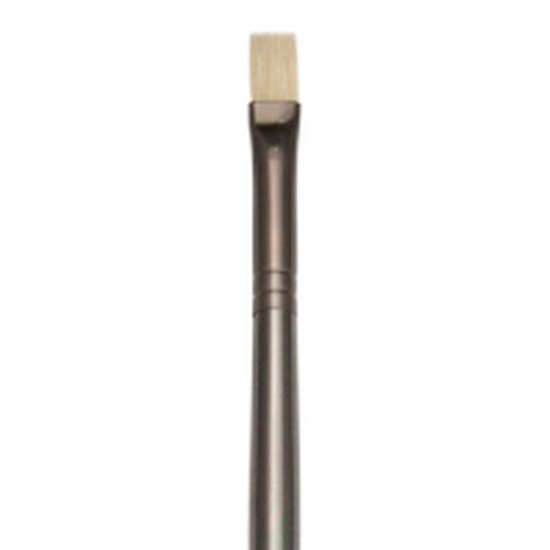 ZEN SYNTHETIC WHITE BRISTLE LONG HANDLE BRUSH FLAT 2