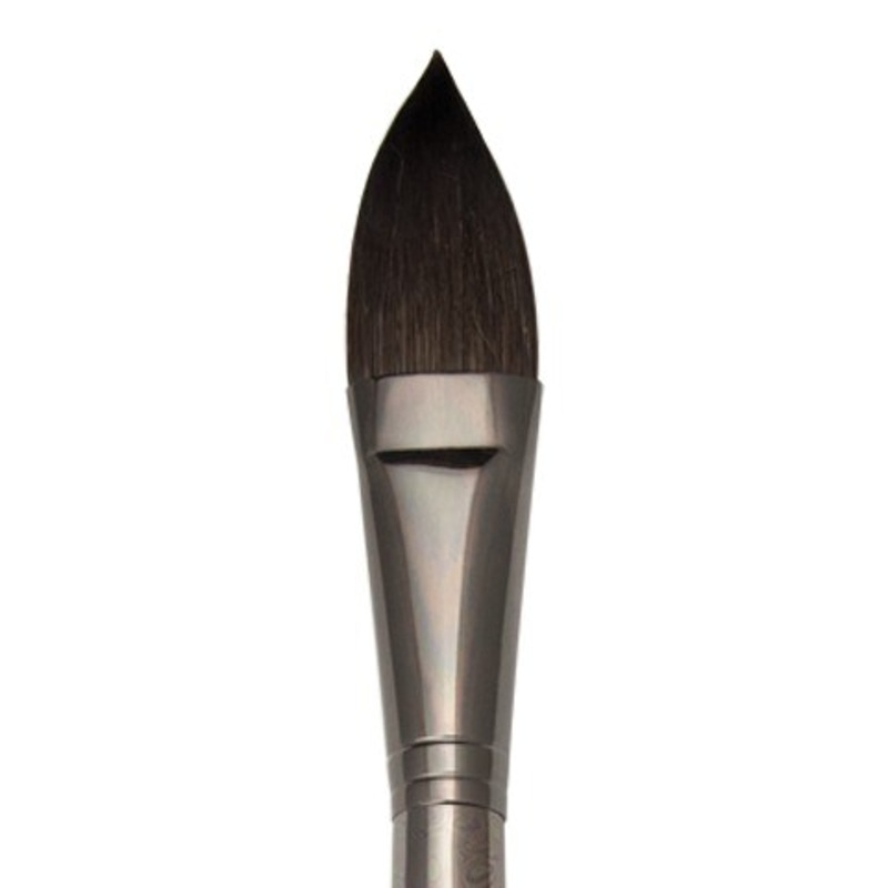 ZEN WATERCOLOR SHORT HANDLE BRUSH POINTED OVAL 3/4