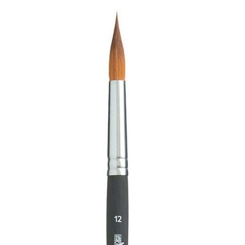 AQUA ELITE SYNTHETIC SABLE SHORT HANDLE LONG ROUND 12