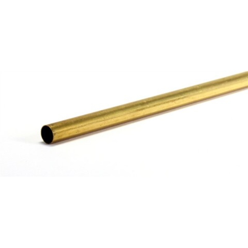 ROUND BRASS TUBE 7/32 OD X 12IN