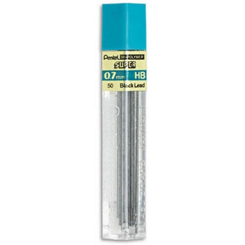 SUPER HI POLYMER LEAD 0.7MM 4H 12PCS TUBE