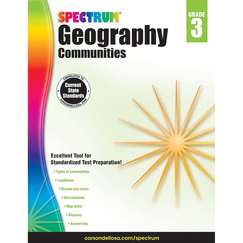 Spectrum Geography: Communities, Grade 3