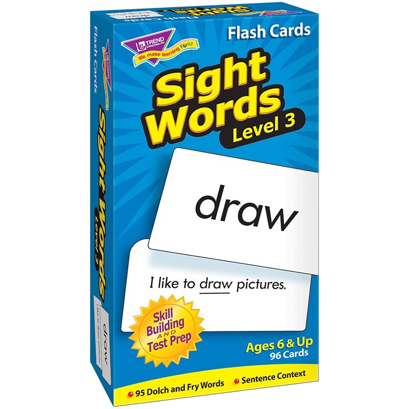Sight Words  Level 3 Skill Drill Flash Cards