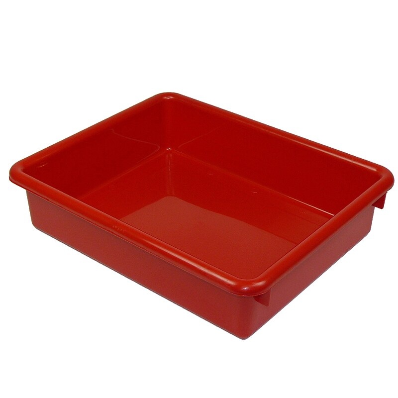 Stowaway 3″ Letter Tray no Lid, Red