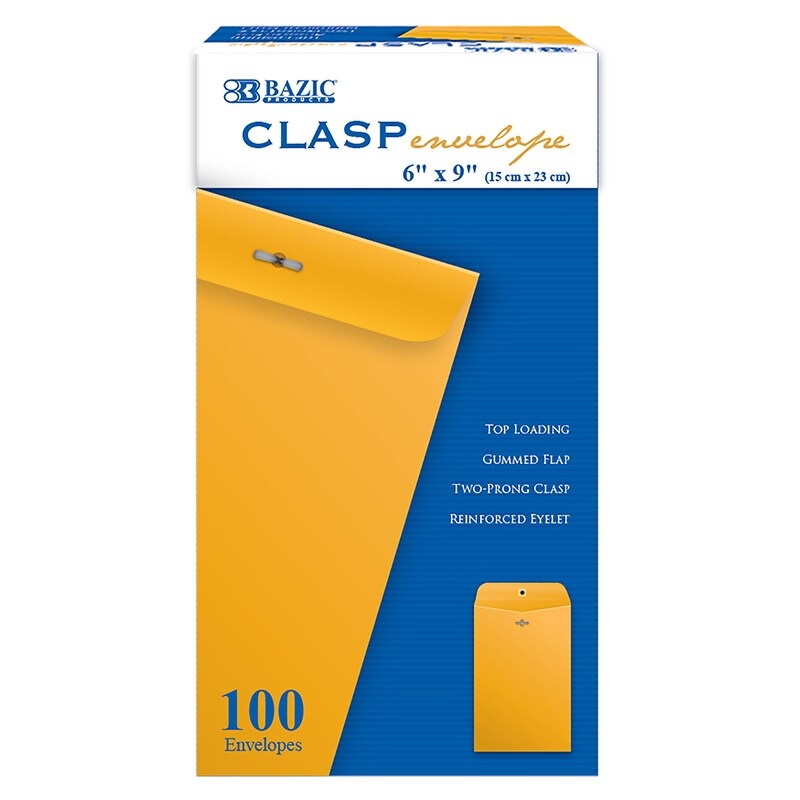 Clasp Envelopes, 6″ x 9