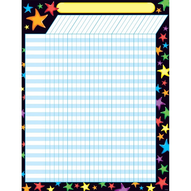 Gel Stars Incentive Chart, 17″ x 22″