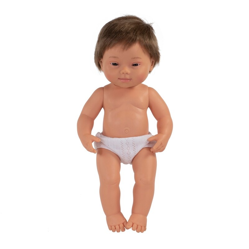 Anatomically Correct 15″ Baby Doll, Down Syndrome Boy
