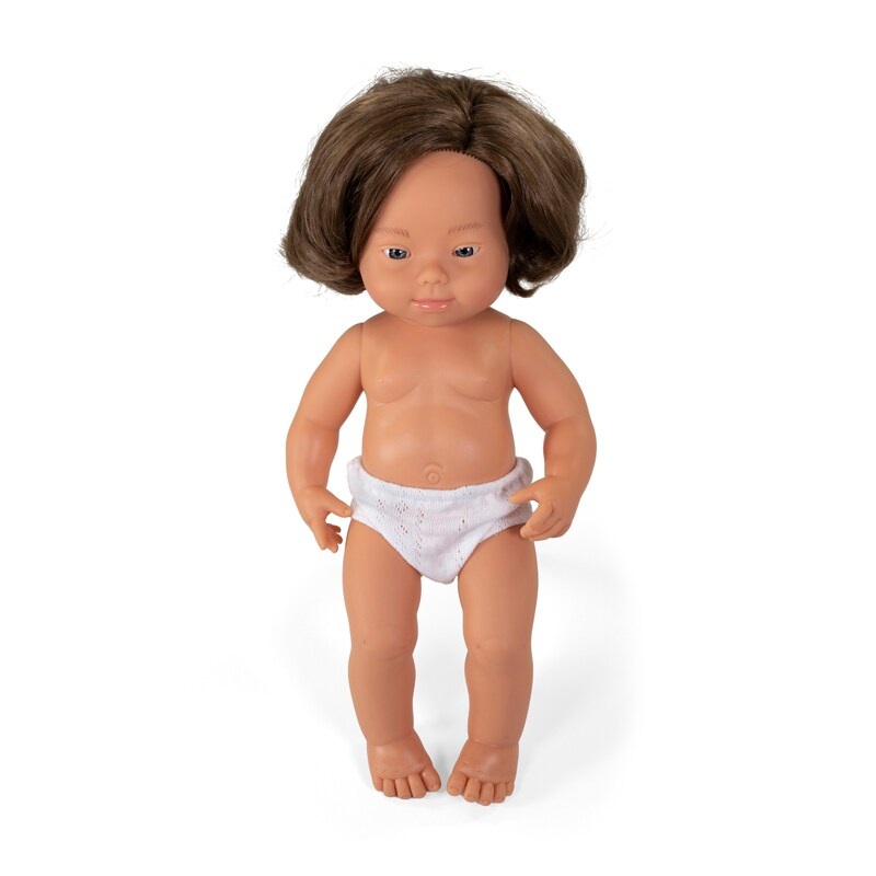 Anatomically Correct 15″ Baby Doll, Down Syndrome Caucasian Girl