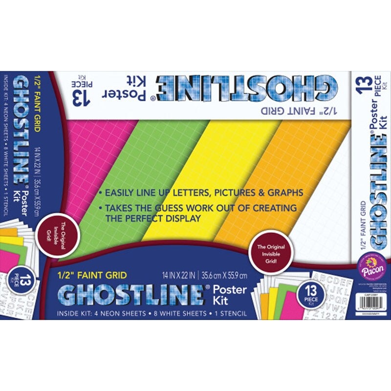 Poster Board Kit, 5 Assorted Colors, 14″ x 22