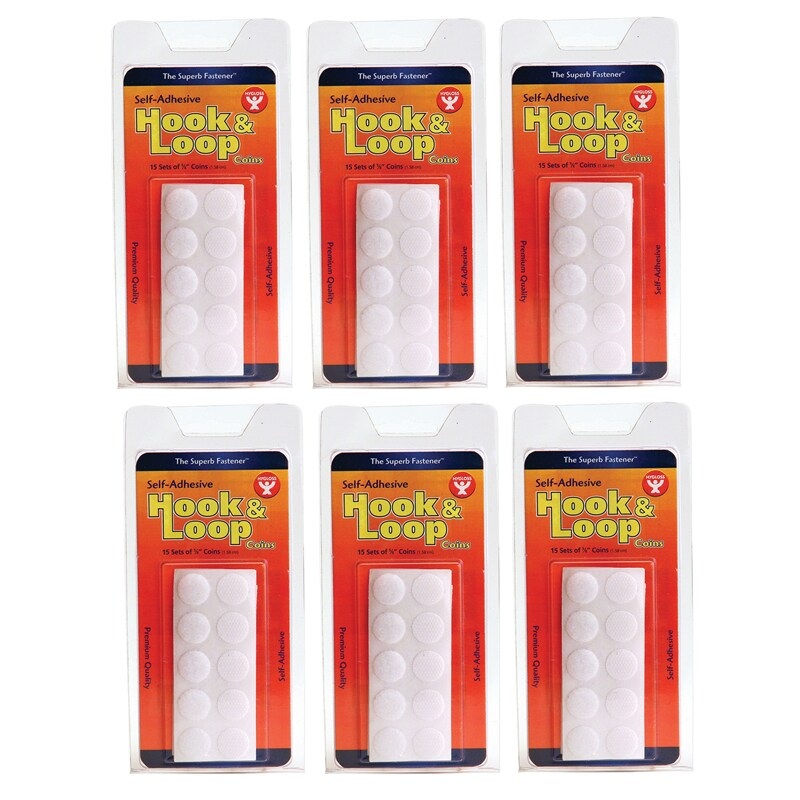 Hook & Loop Coins, 5/8