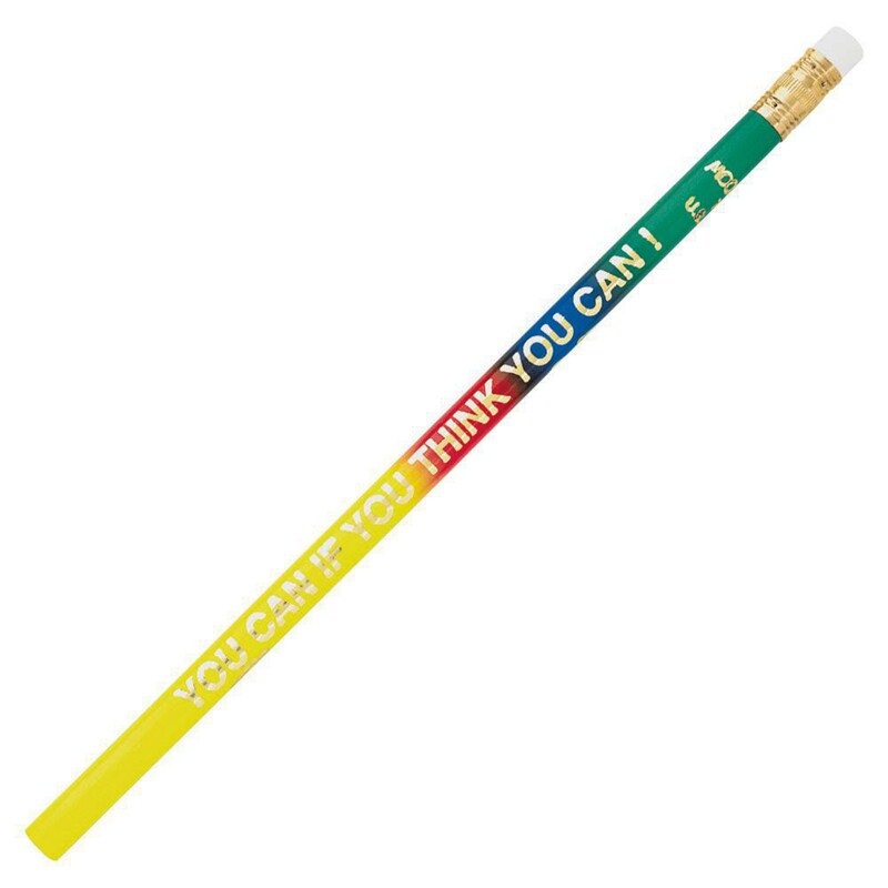“You Can If You Think You Can!” Pencils, 12 Per Pack, 12 Packs