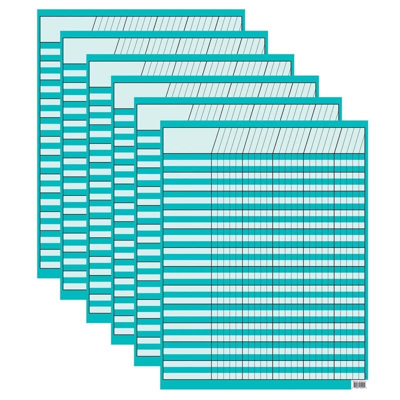 Turquoise Incentive Chart, 17″ x 22