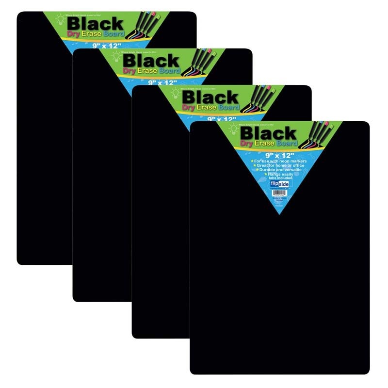 Black Dry Erase Boards, 9″ x 12