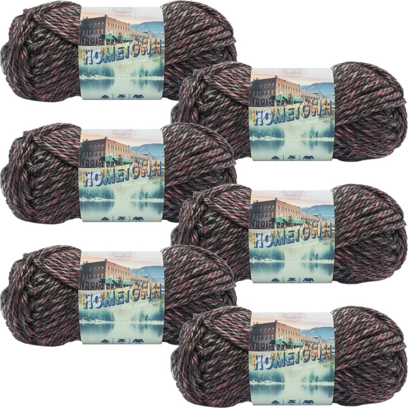 (6 Pack) Lion Brand Yarn Hometown Yarn, Salem Creek