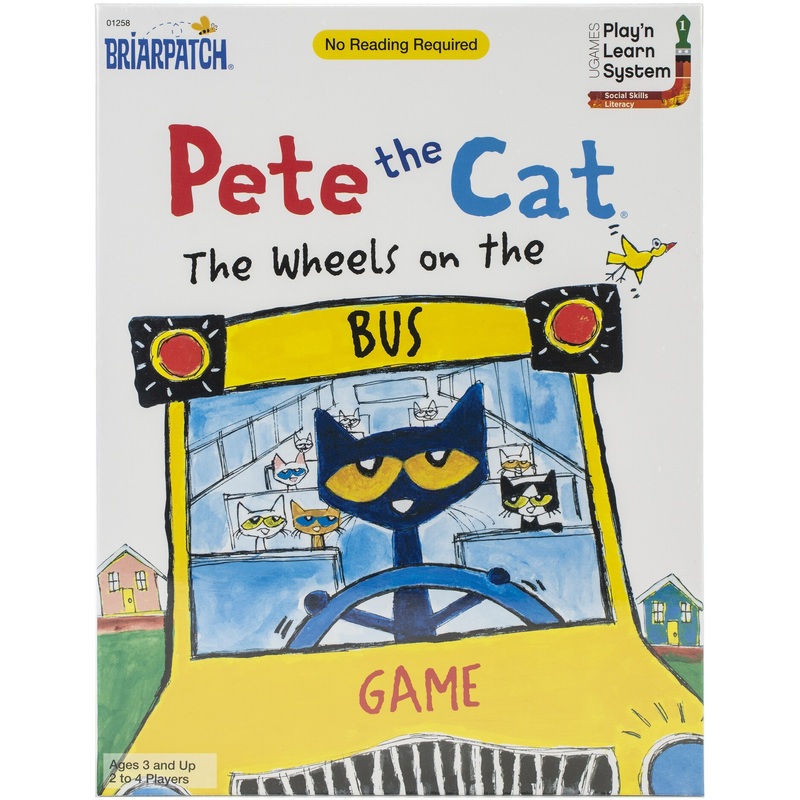 Briarpatch Pete The Cat Wheels On The Bus Game