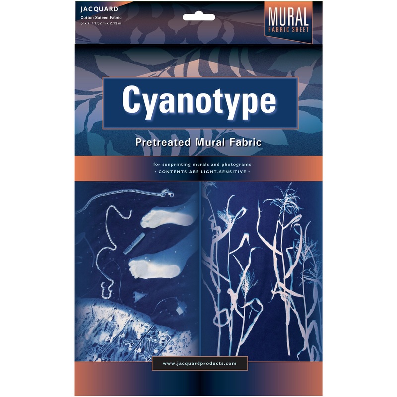 Jacquard Cyanotype Pretreated Mural Fabric 60″X84″