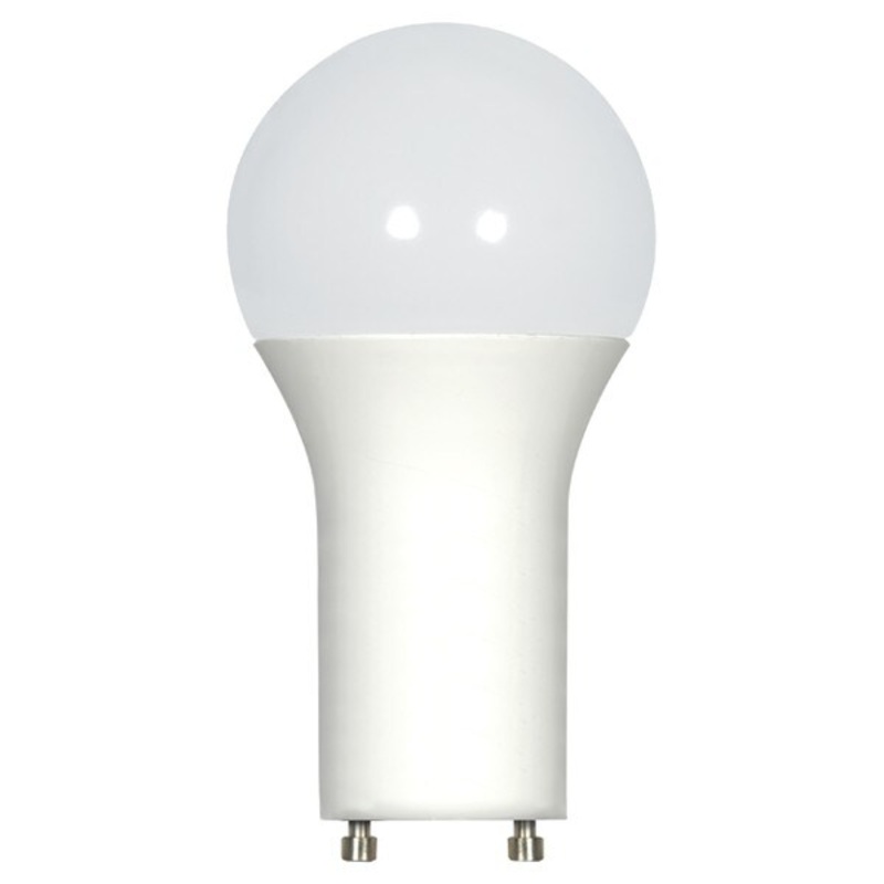 9.8w A19 LED 120v Frosted GU24 base 3500K Neutral White Dimmable Light Bulb