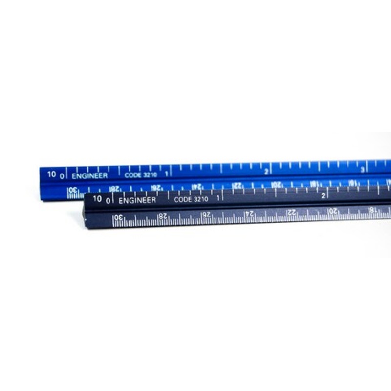 ENGINEER SCALE POCKET ALUMINUM 6 INCH BLUE