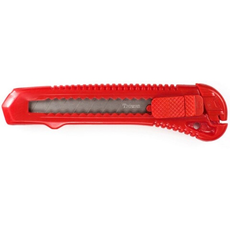 EXCEL HEAVY DUTY FLAT PLASTIC SNAP BLADE KNIFE CARDED