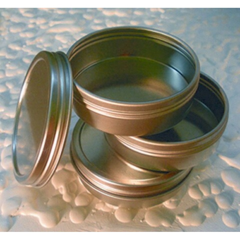 ENKAUSTIKOS 8 OZ EMPTY METAL TIN WITH LID