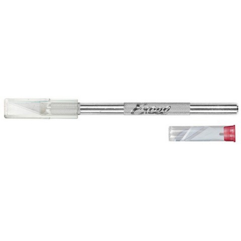 EXCEL LIGHT DUTY KNIFE #K1 WITH 5 ASSORTED BLADES CARDED