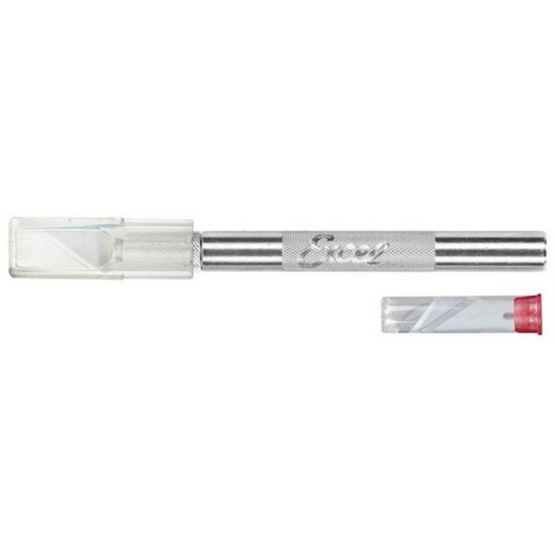 EXCEL MEDIUM DUTY KNIFE #K2 WITH 5 ASSORTED BLADES CARDED