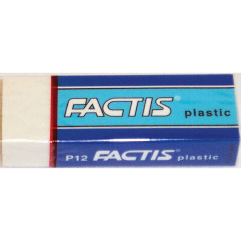 FACTIS WHITE VINYL ERASER LARGE