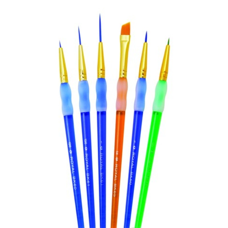 BIG KIDS CHOICE DELUXE DETAIL BRUSH SET 6PCS